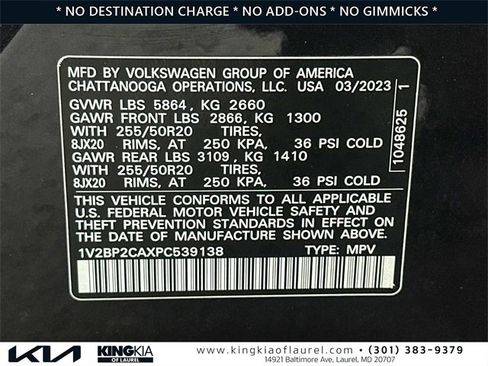 Used 2023 Volkswagen Atlas SEL image 31