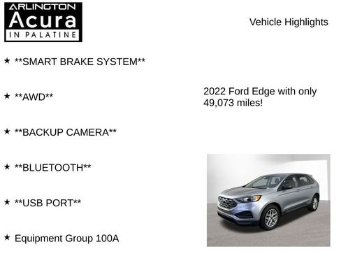 Used 2022 Ford Edge SE w/ Cargo Accessory Package image 7