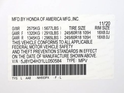 Used 2020 Acura MDX SH-AWD image 39