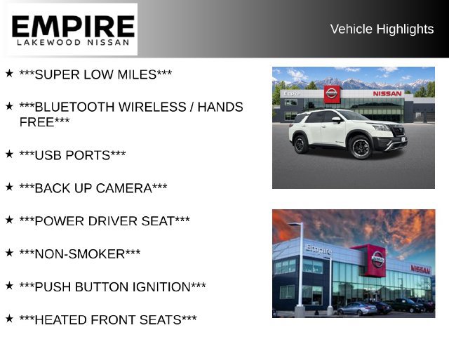 Used 2024 Nissan Pathfinder Rock Creek AWD/4WD image 2