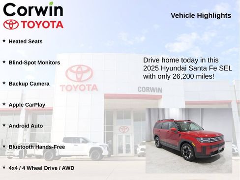 Used 2025 Hyundai Santa Fe SEL AWD/4WD image 6