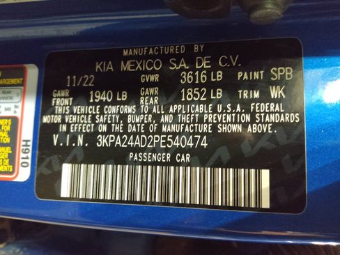 Used 2023 Kia Rio S w/ Technology Package FWD image 33