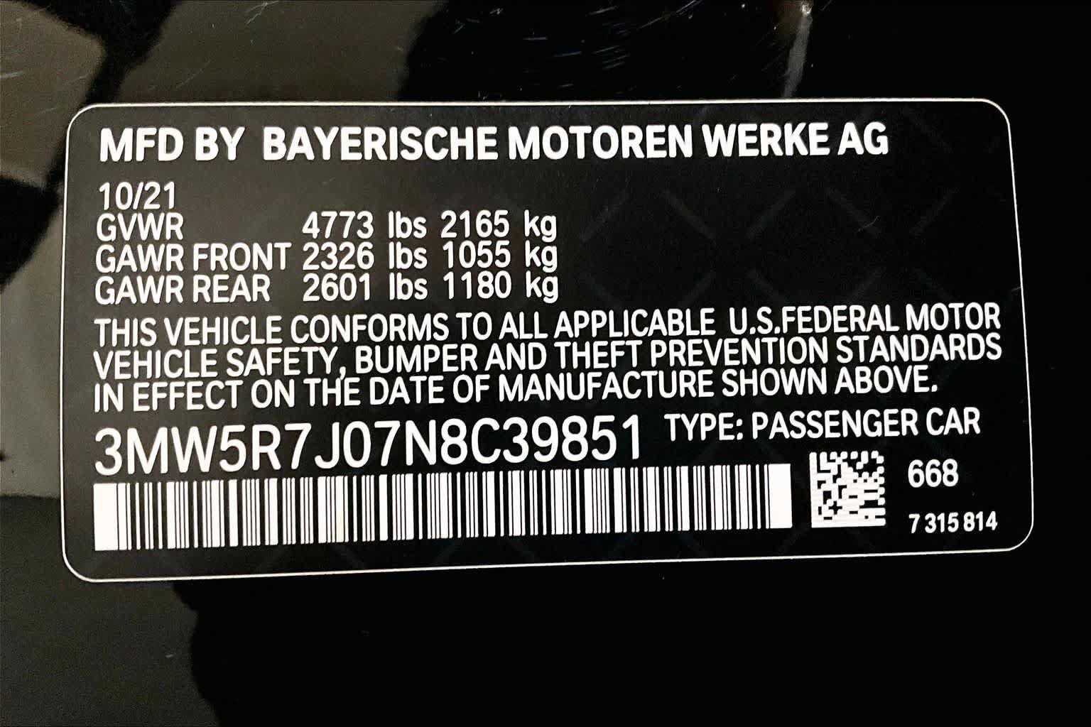 Used 2022 BMW 330i xDrive Sedan w/ Driving Assistance Package AWD/4WD image 33