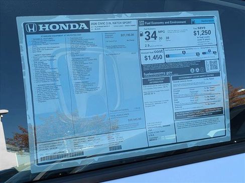 New 2026 Honda Civic Sport image 18