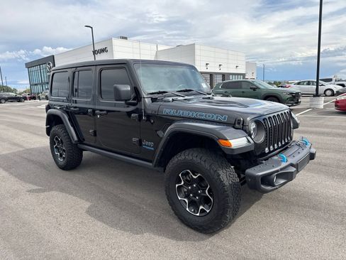 Used 2021 Jeep Wrangler Unlimited Rubicon 4xe w/ Steel Bumper Group AWD/4WD image 1