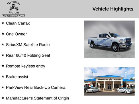 Used 2023 RAM 2500 Big Horn w/ Level 1 Equipment Group image 14