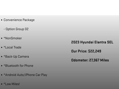 Used 2023 Hyundai Elantra SEL w/ Convenience Package FWD image 6