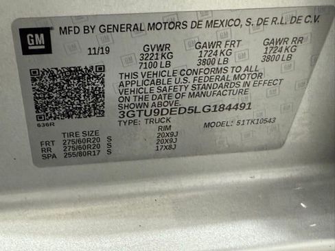 Used 2020 GMC Sierra 1500 SLT w/ SLT Premium Plus Package image 43