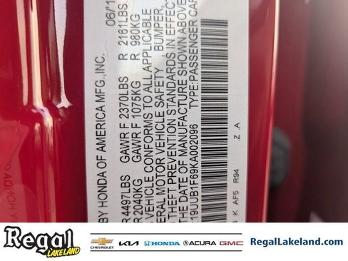 Used 2019 Acura TLX w/ Technology & A-SPEC Pkg image 35