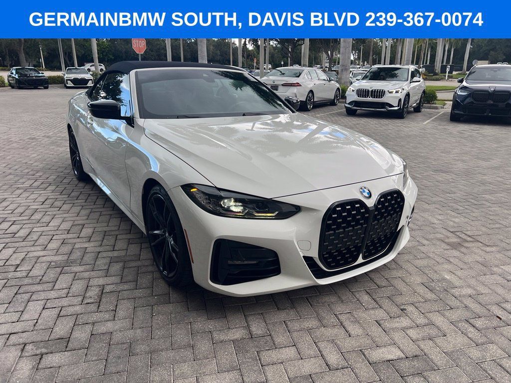 Used 2022 BMW 430i Convertible w/ M Sport Package RWD image 4