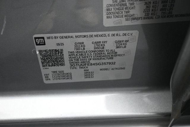 Used 2025 GMC Sierra 1500 AT4X AWD/4WD image 19