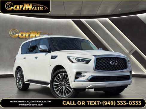 Used 2019 INFINITI QX80 Luxe w/ 22" Wheel Package AWD/4WD image 3