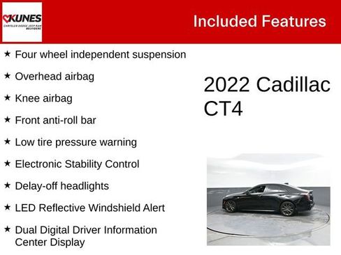 Used 2022 Cadillac CT4 Sport image 4