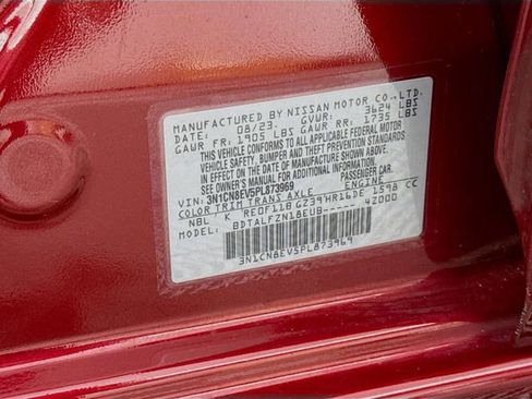 Certified 2023 Nissan Versa SV w/ Trunk Package image 30