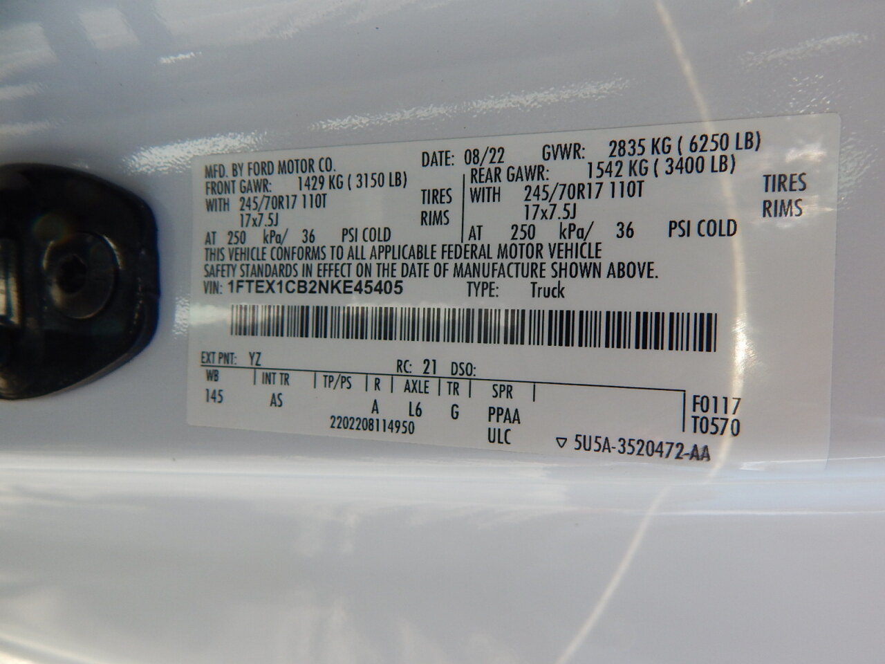 Used 2022 Ford F150 XL w/ Equipment Group 101A High RWD image 28