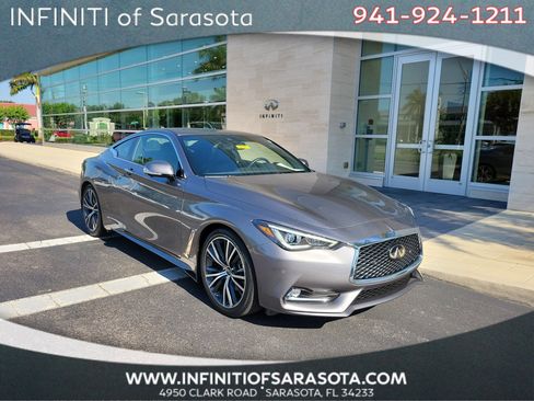 Used 2022 INFINITI Q60 3.0t Luxe w/ Cargo Package RWD image 1