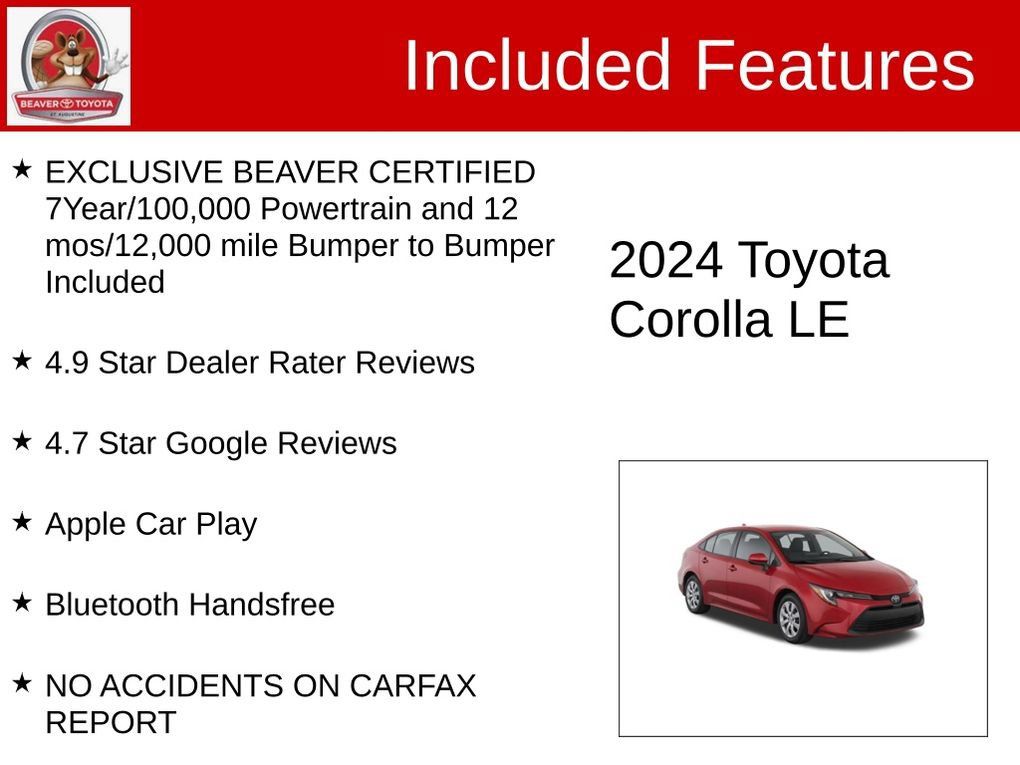 Used 2024 Toyota Corolla LE FWD image 4