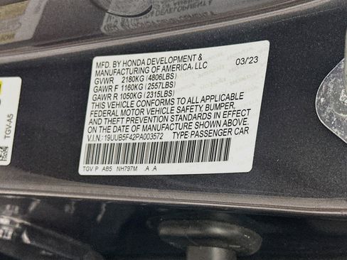 Used 2023 Acura TLX w/ Technology Package FWD image 12