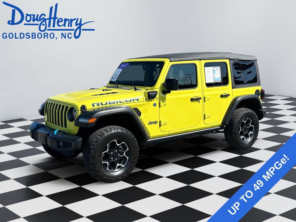 Used 2023 Jeep Wrangler Unlimited Rubicon 4xe AWD/4WD image 1