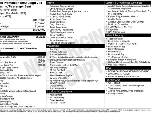 New 2026 RAM ProMaster 1500 w/ Cold Weather Group image 3