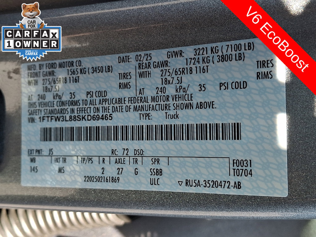Used 2025 Ford F150 XLT w/ Equipment Group 301A Standard AWD/4WD image 27