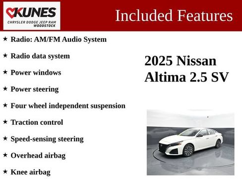 Used 2025 Nissan Altima 2.5 SV FWD image 3