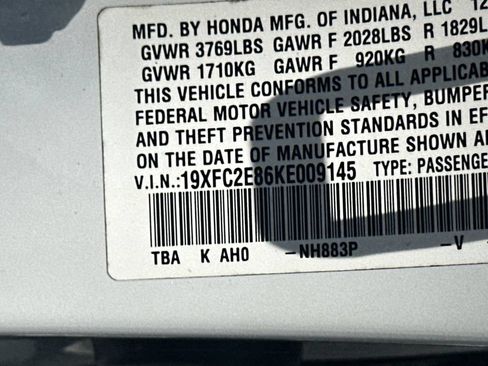 Used 2019 Honda Civic Sport image 30