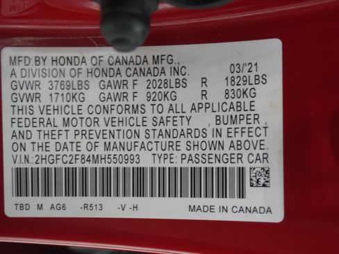 Used 2021 Honda Civic Sport image 24