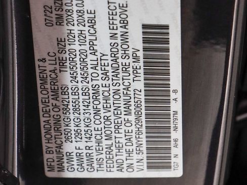 Used 2022 Honda Pilot Special Edition image 35