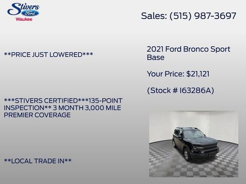 Used 2021 Ford Bronco Sport AWD/4WD image 8