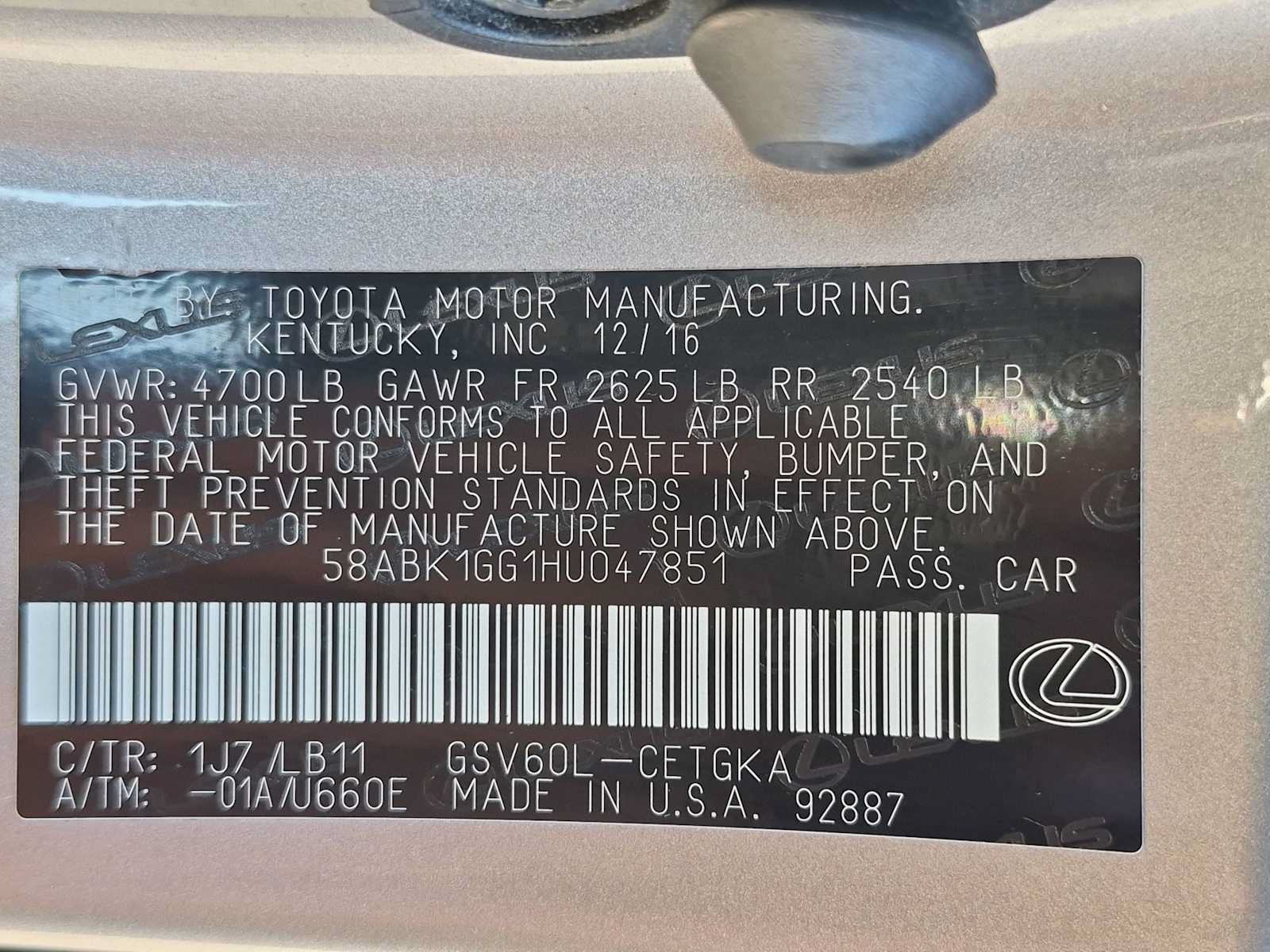 Used 2017 Lexus ES 350 w/ Luxury Package FWD image 35