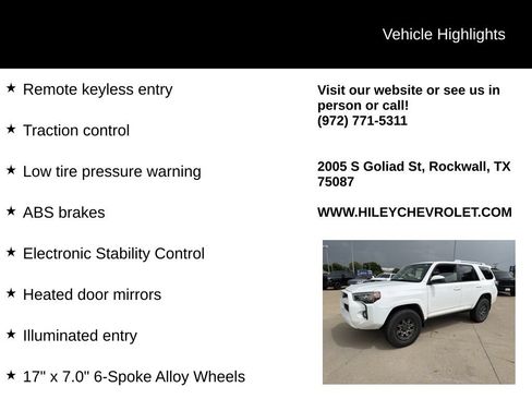 Used 2018 Toyota 4Runner SR5 AWD/4WD image 9