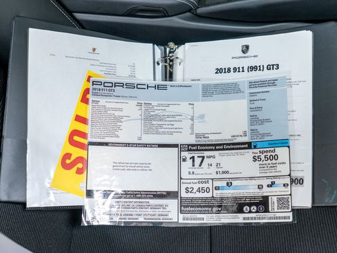 Certified 2018 Porsche 911 GT3 RWD image 51