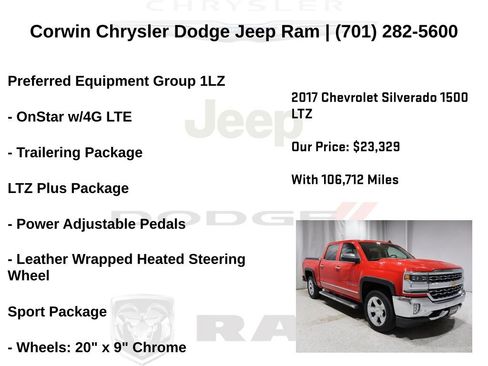 Used 2017 Chevrolet Silverado 1500 LTZ w/ Sport Package image 38