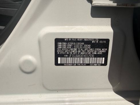 Used 2015 Subaru Impreza 2.0i AWD/4WD image 48
