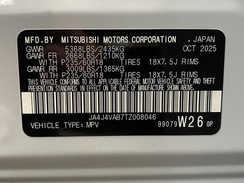 New 2026 Mitsubishi Outlander AWD image 68