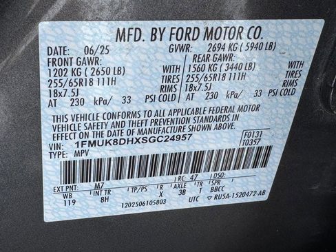 Used 2025 Ford Explorer Active image 25