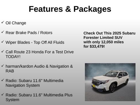 Used 2025 Subaru Forester Limited AWD/4WD image 4