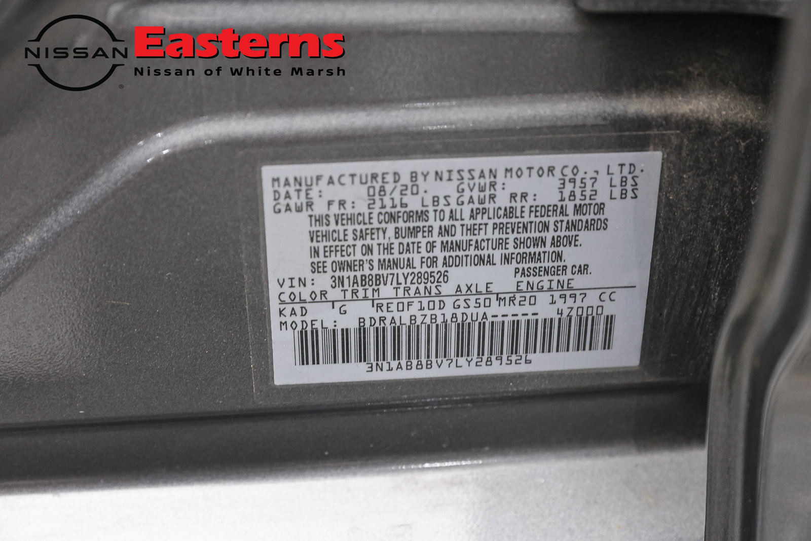 Used 2020 Nissan Sentra S FWD image 34