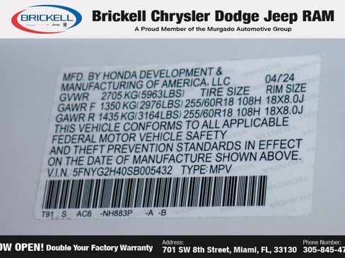 Used 2025 Honda Pilot EX-L image 34