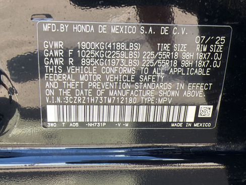 Used 2026 Honda HR-V EX-L image 22