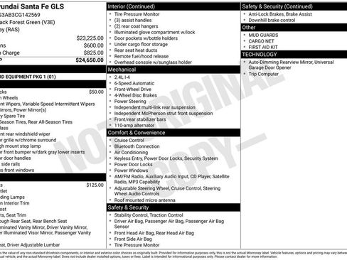 Used 2012 Hyundai Santa Fe GLS image 1
