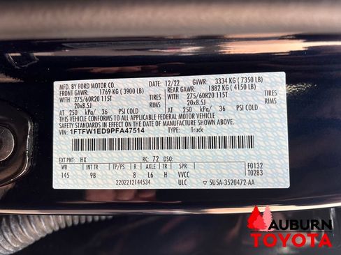 Used 2023 Ford F150 Platinum w/ Equipment Group 701A High AWD/4WD image 28