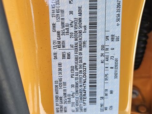 Used 2022 Ford Ranger Lariat w/ Equipment Group 501A High image 44