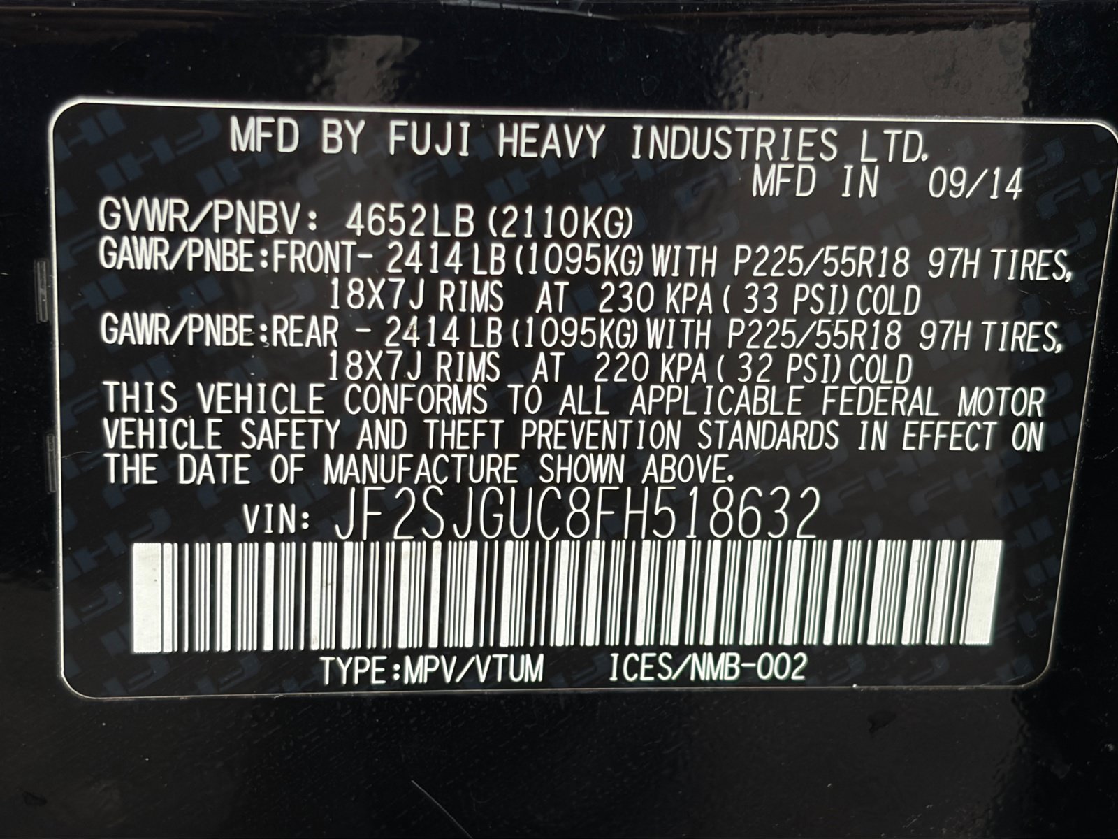 Used 2015 Subaru Forester 2.0XT Touring w/ Rugged Package #2 AWD/4WD image 32