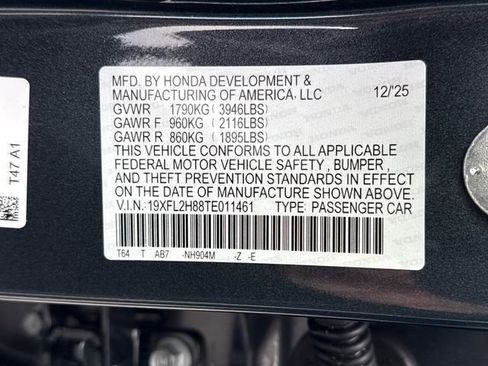 New 2026 Honda Civic Sport image 17