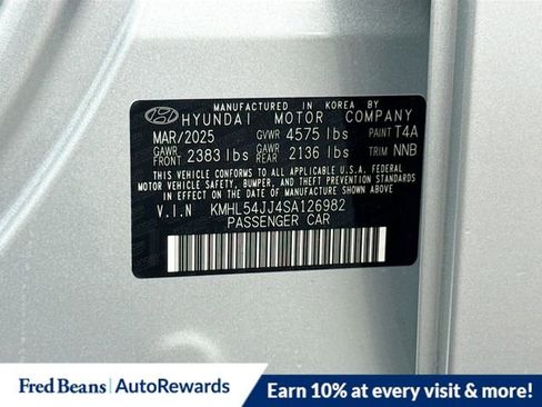 New 2025 Hyundai Sonata Limited FWD image 35