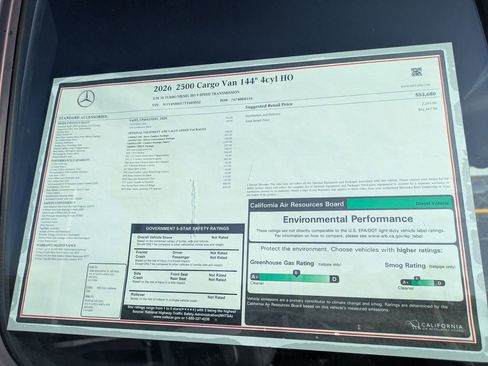 New 2026 Mercedes-Benz Sprinter 144 Cargo image 16