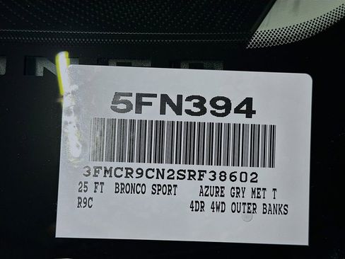 New 2025 Ford Bronco Sport Outer Banks w/ Outer Banks Tech Package+ AWD/4WD image 27