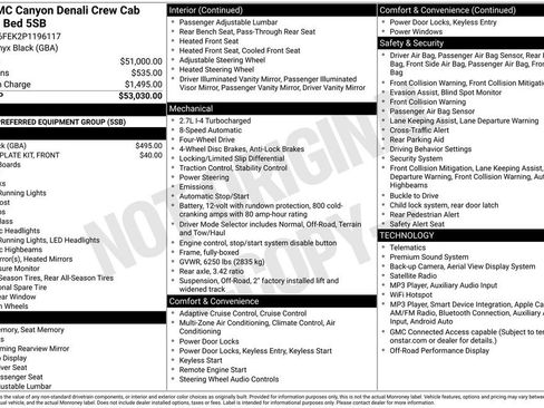 Used 2023 GMC Canyon Denali AWD/4WD image 4